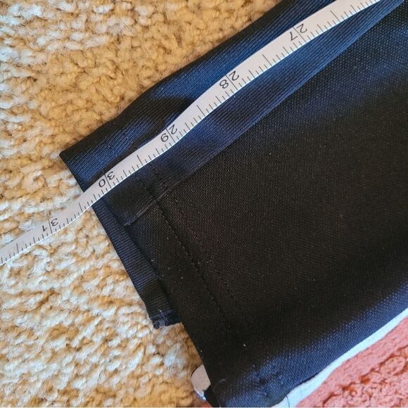 Adidas originals track pant black white vintage trefoil vtg casual 3 stripe lady - Picture 15 of 16